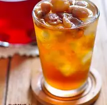 冰桂圓茶｜ Ice longan tea｜氷 竜眼茶｜얼음 용안 차